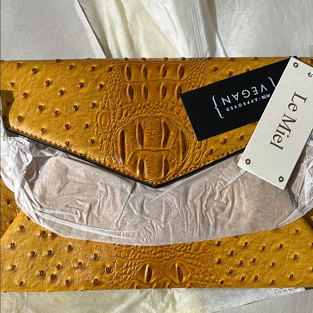 Yellow Clutch Bag